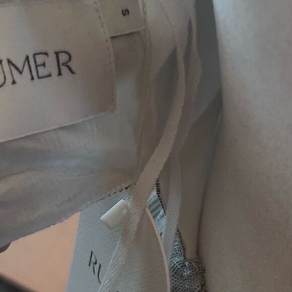 NWTs Anthropologie RUMER Delphine Linen Halter Maxi Dress Size Small - Picture 5 of 5